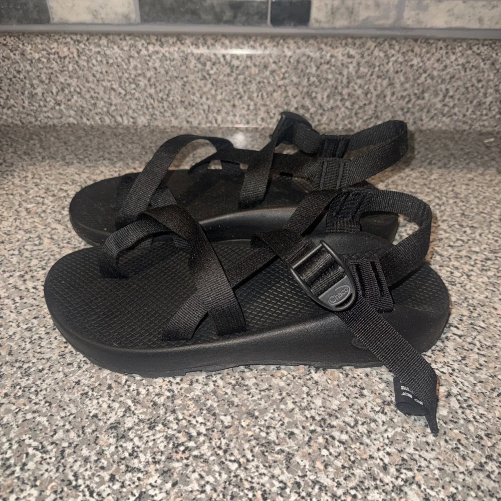 Chaco Z Cloud Mens Black Sport Sandals Hiking Outdoor Comfort Size 10